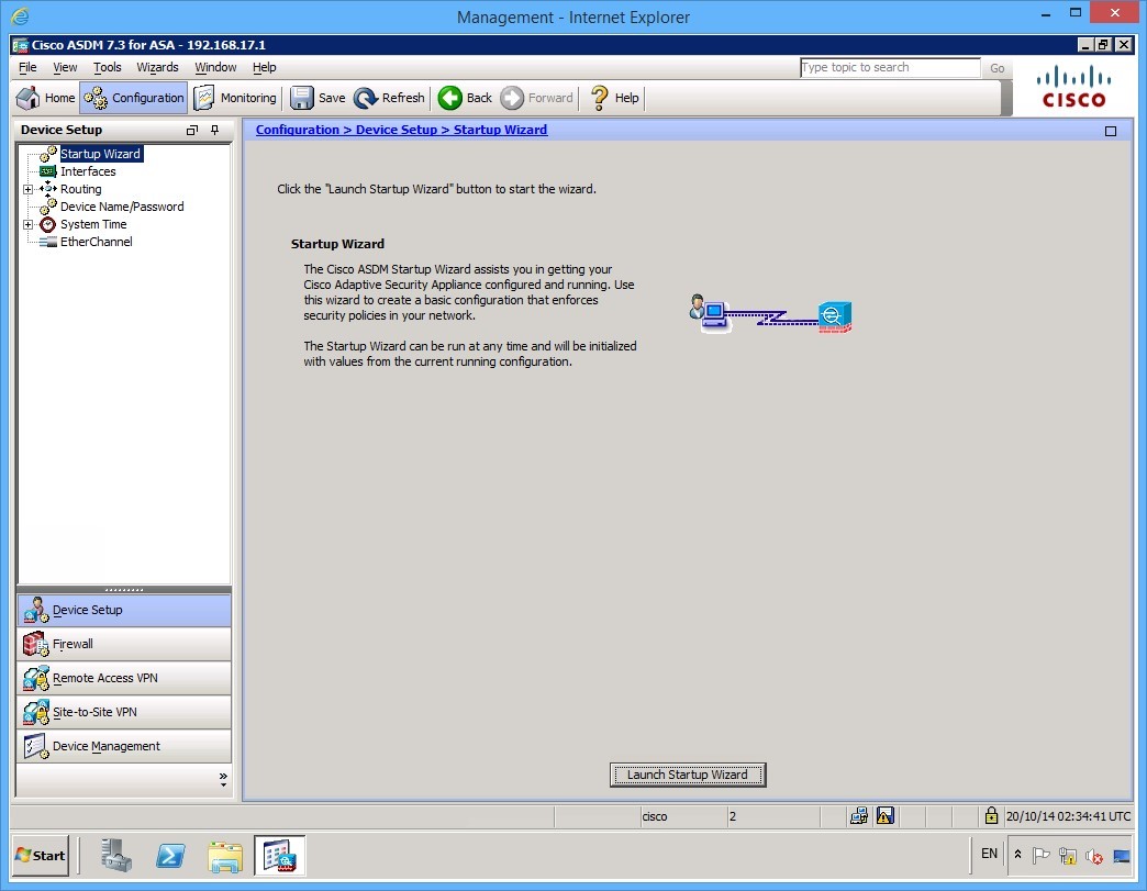 Figure 1.5 Cisco ASDM